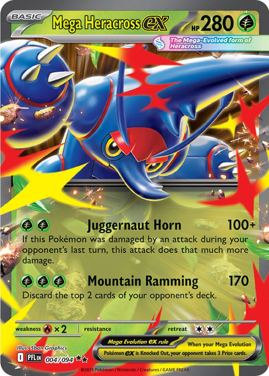 #004 Mega Heracross EX