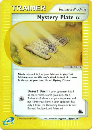#133 Mystery Plate Alpha