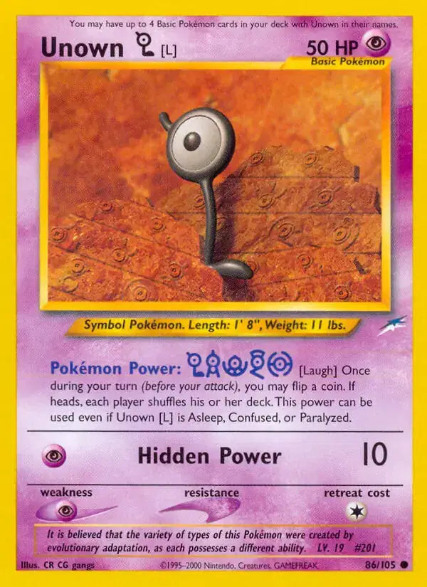 #086 Unown [L]