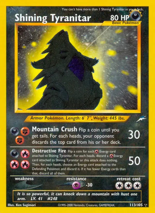 #113 Shining Tyranitar