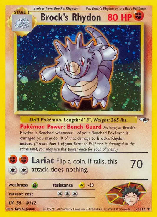 #002 Brock's Rhydon