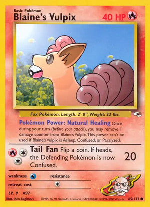 #065 Blaine's Vulpix