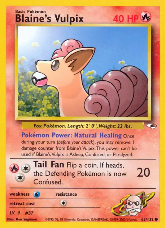 #065 Blaine's Vulpix
