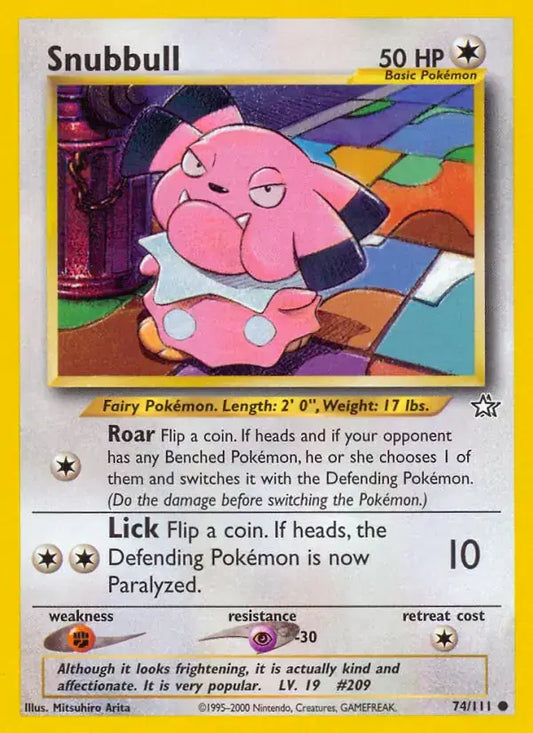 #074 Snubbull