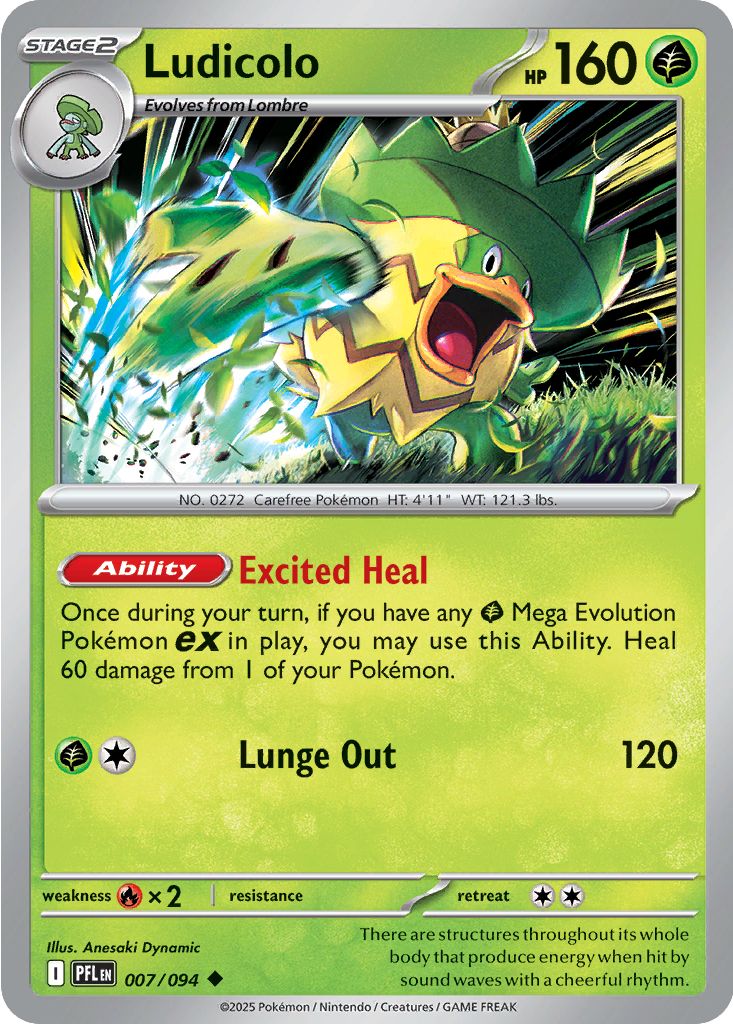 #007 Ludicolo