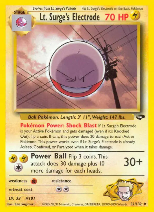 #052 Lt. Surge's Electrode