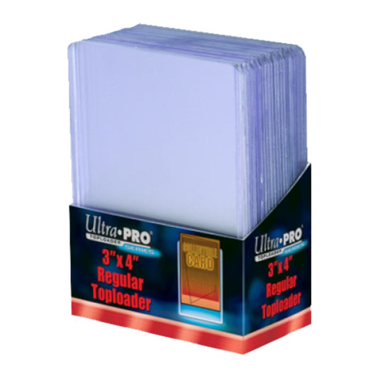 Ultra Pro – 35 pt - 3″ x 4″ Regular Top Loader Clear (Display of 25)