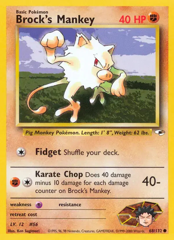 #068 Brock's Mankey