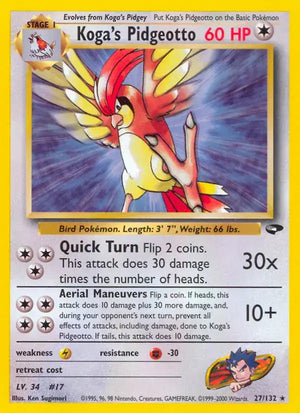 #027 Koga's Pidgeotto