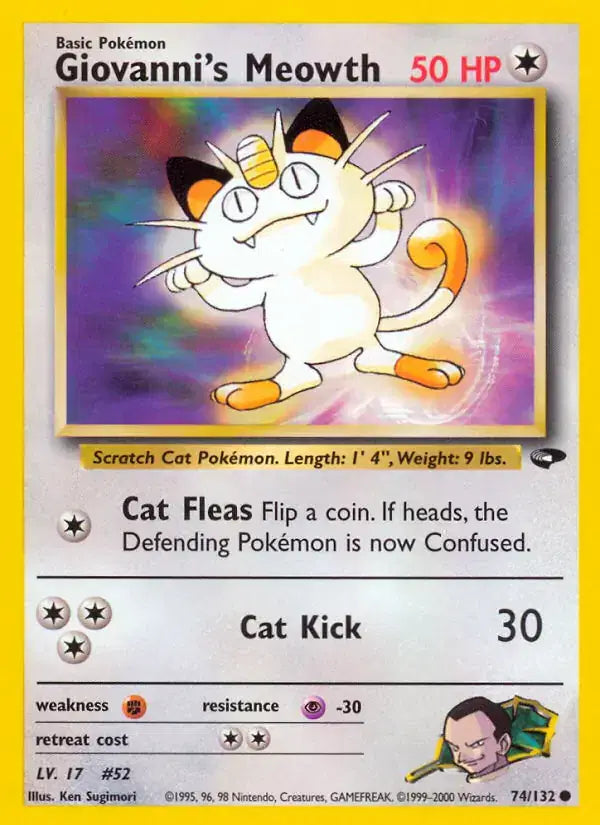 #074 Giovanni's Meowth