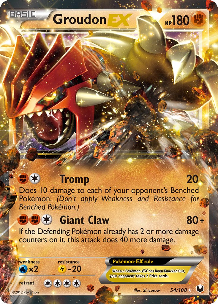 #054 Groudon-EX