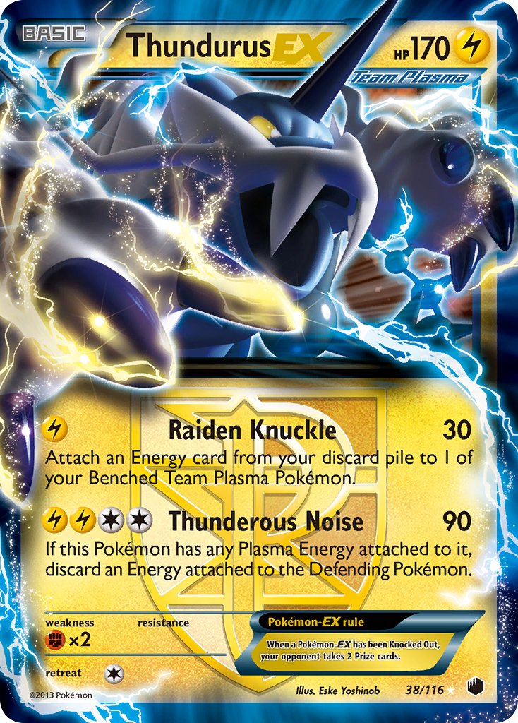 #038 Thundurus-EX