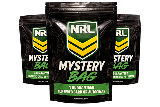 NRL Mystery Box - Past & Present - Guaranteed 1 Numbered OR 1 Autograph Per Box