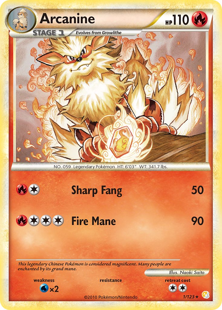 #001 Arcanine