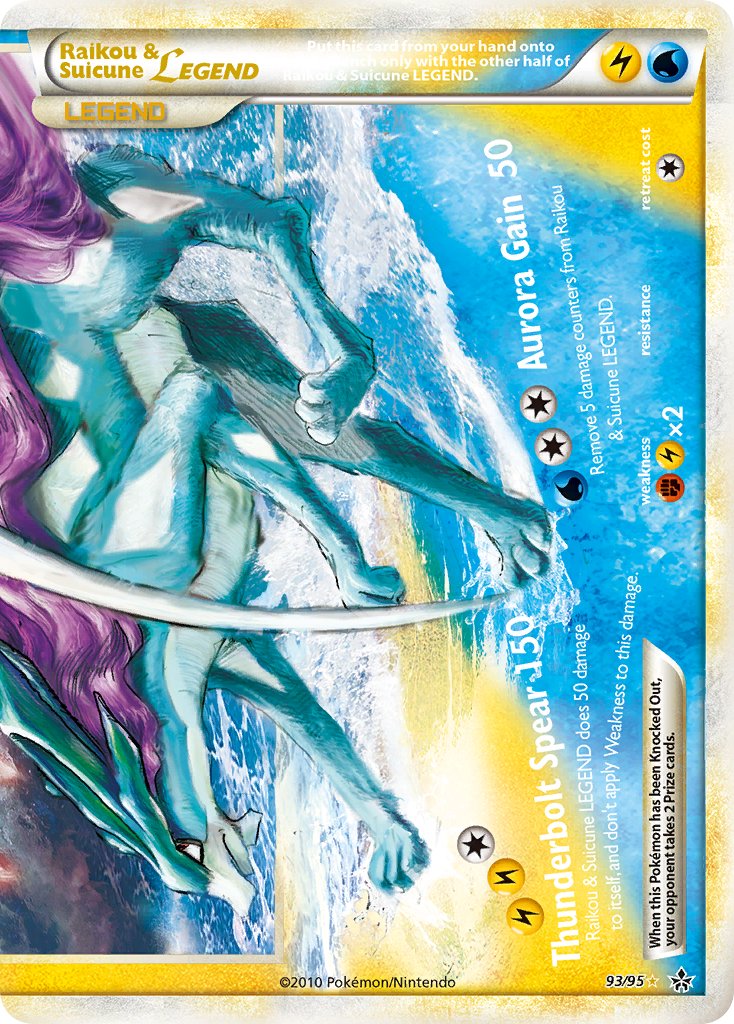 #093 Raikou & Suicune LEGEND (Bottom)