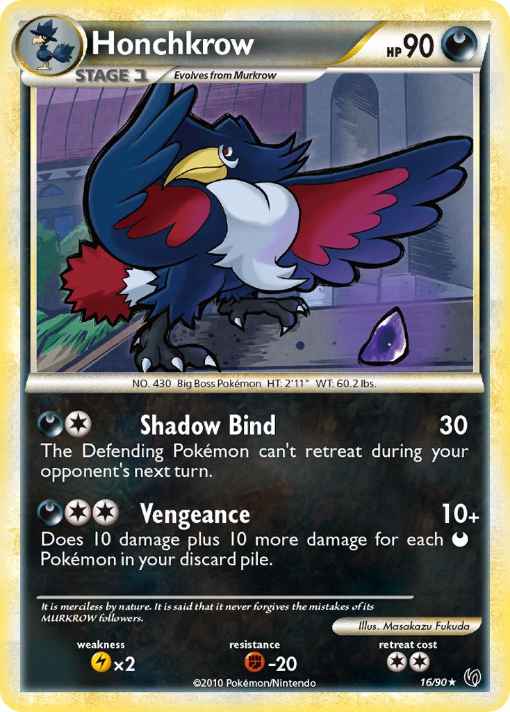 #016 Honchkrow