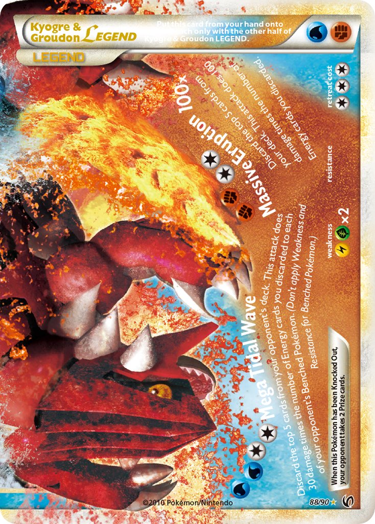 #088 Kyogre & Groudon LEGEND (Bottom)