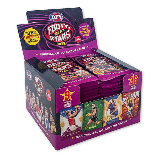 Break #87 - 2026 AFL Footy Stars Cards Sealed Box Retail