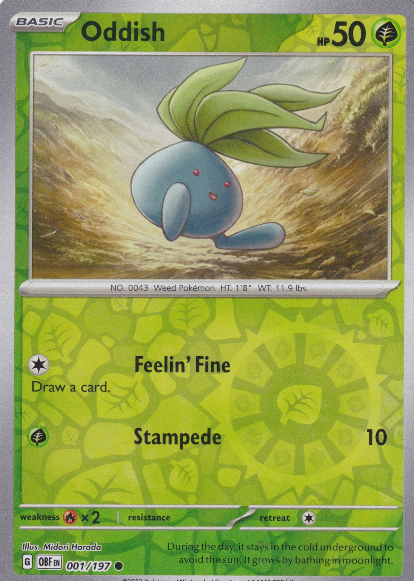 #001 Oddish