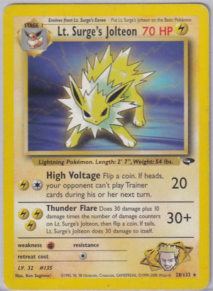 #028 Lt. Surge's Jolteon