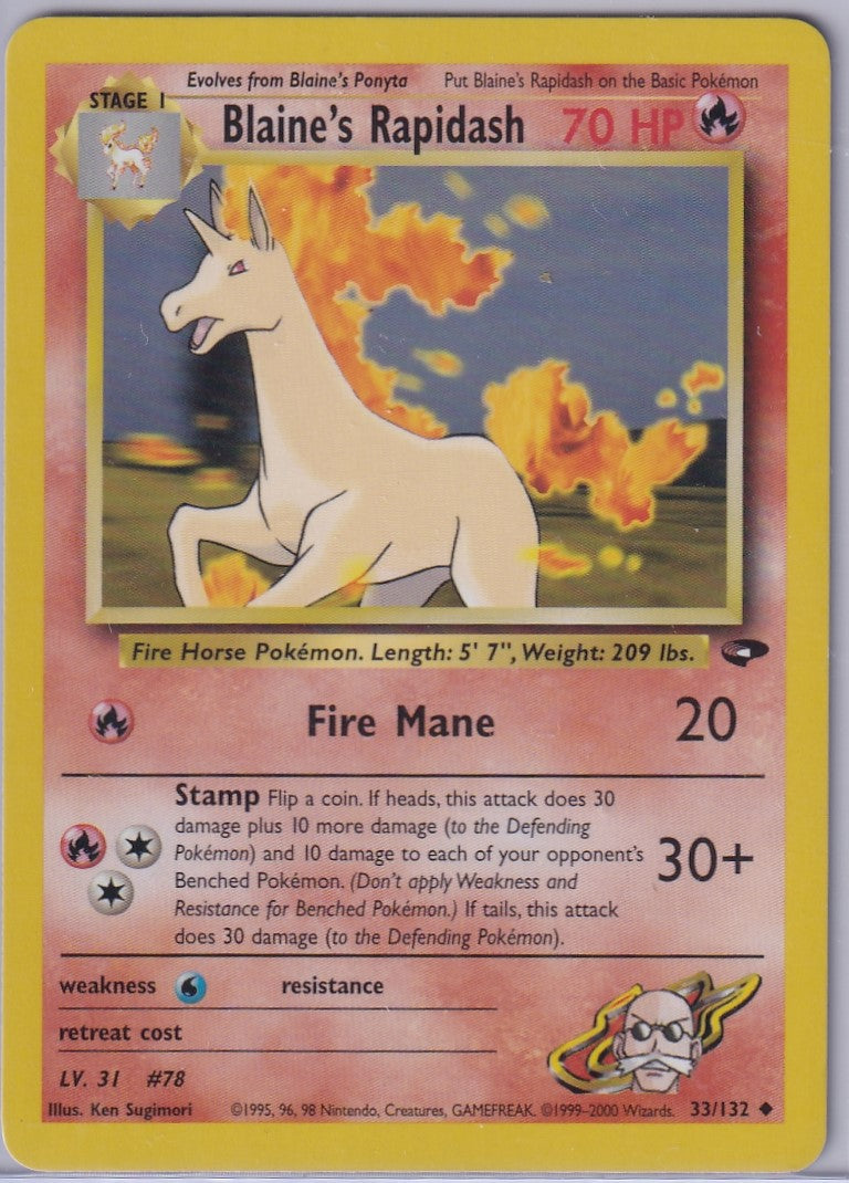 #033 Blaine's Rapidash