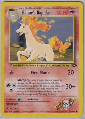 #033 Blaine's Rapidash