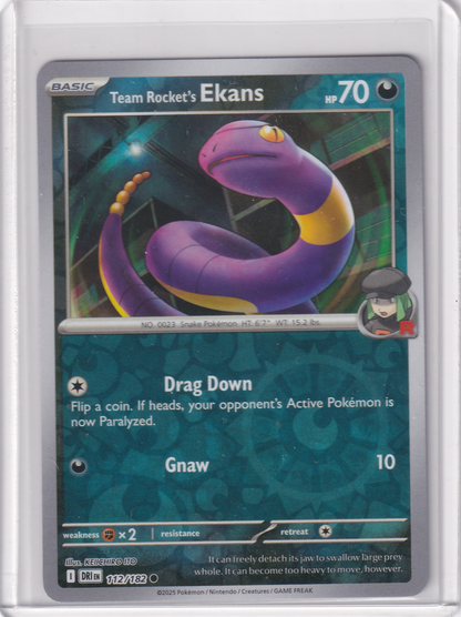 #112 Team Rocket's Ekans