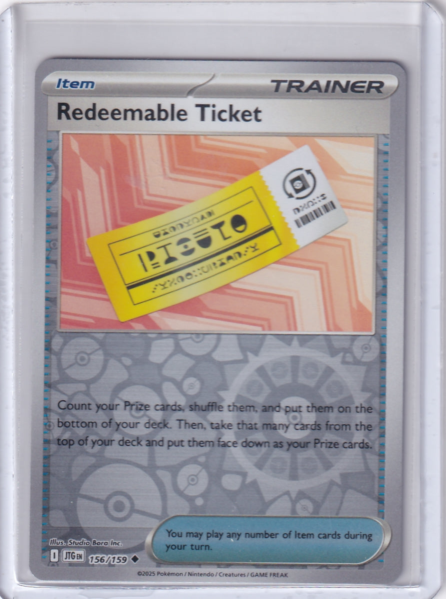 #156 Redeemable Ticket