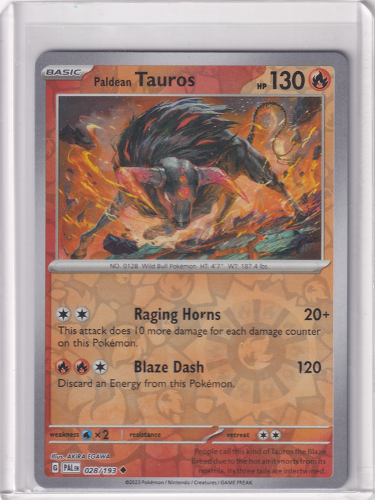 #028 Paldean Tauros