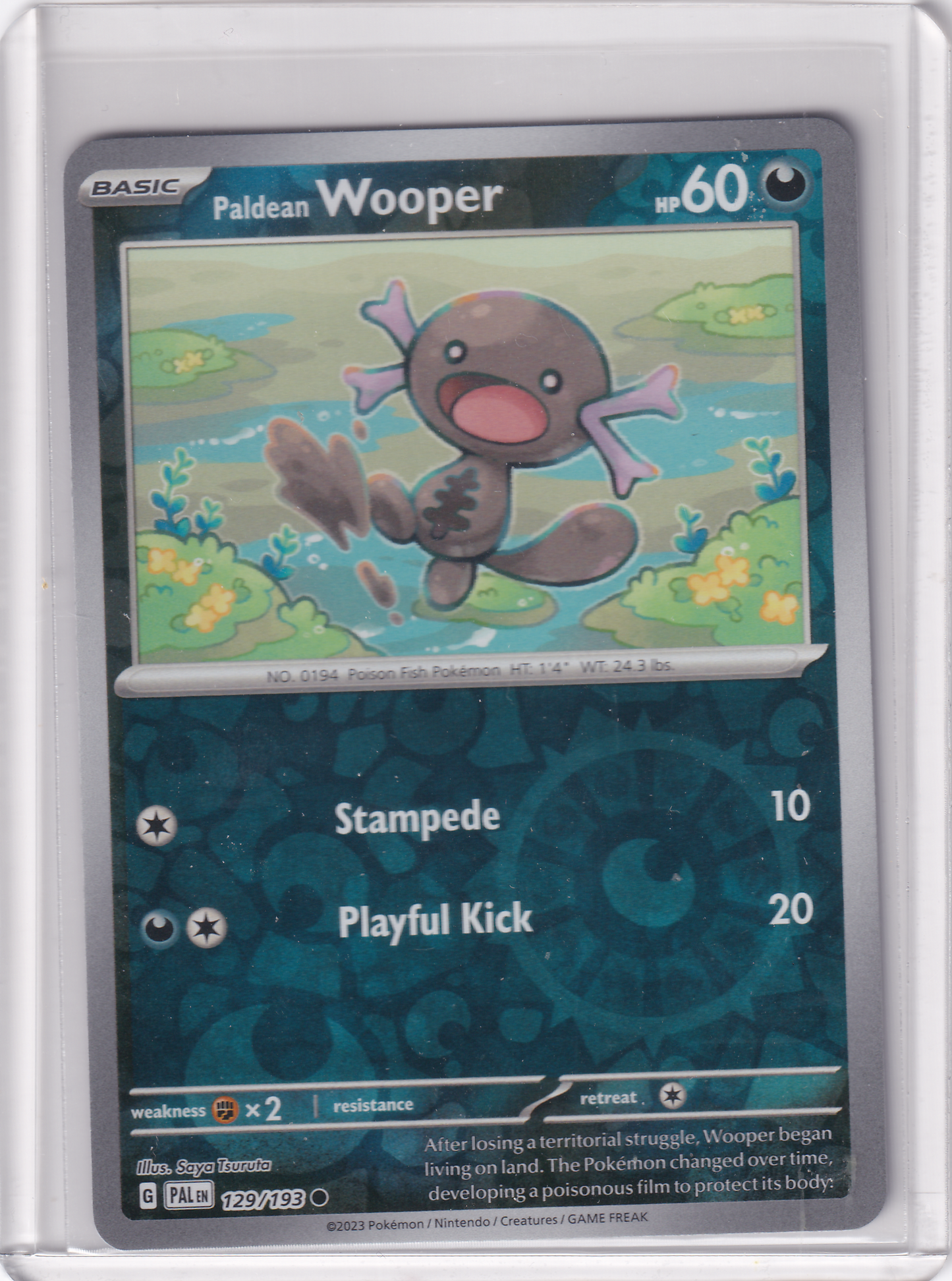 #129 Paldean Wooper