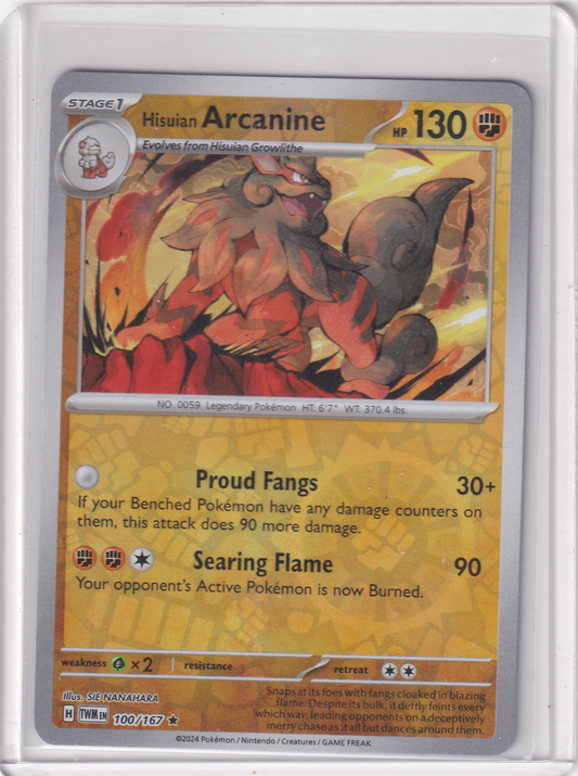 #100 Hisuian Arcanine