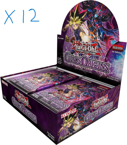 Yu-Gi-Oh! – Chaos Origins Booster Case - 12 Boxes