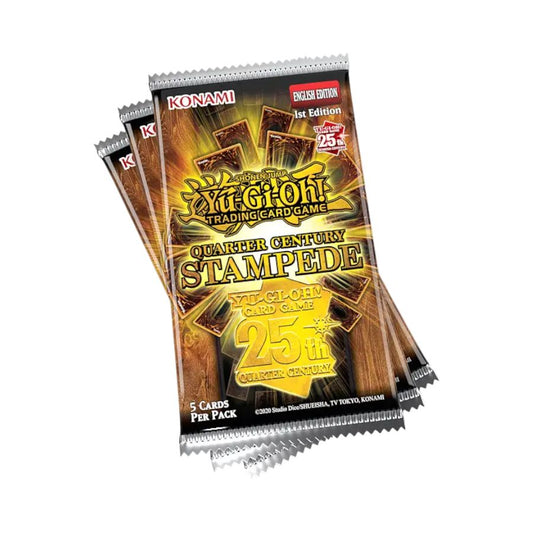 Yu-Gi-Oh! – Quarter Century Stampede Tuckbox (3 Pack)