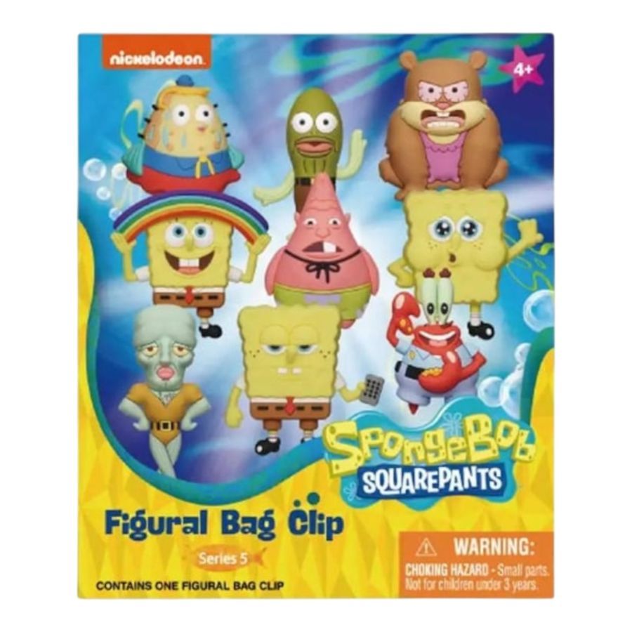 Spongebob – 3D Foam Keychains Blind Bag Series 5