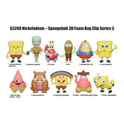 Spongebob – 3D Foam Keychains Blind Bag Series 5