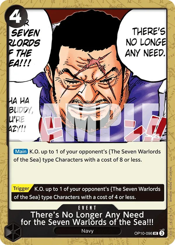 #096 There’s No Longer Any Need for the Seven Warlords of the Sea!!!