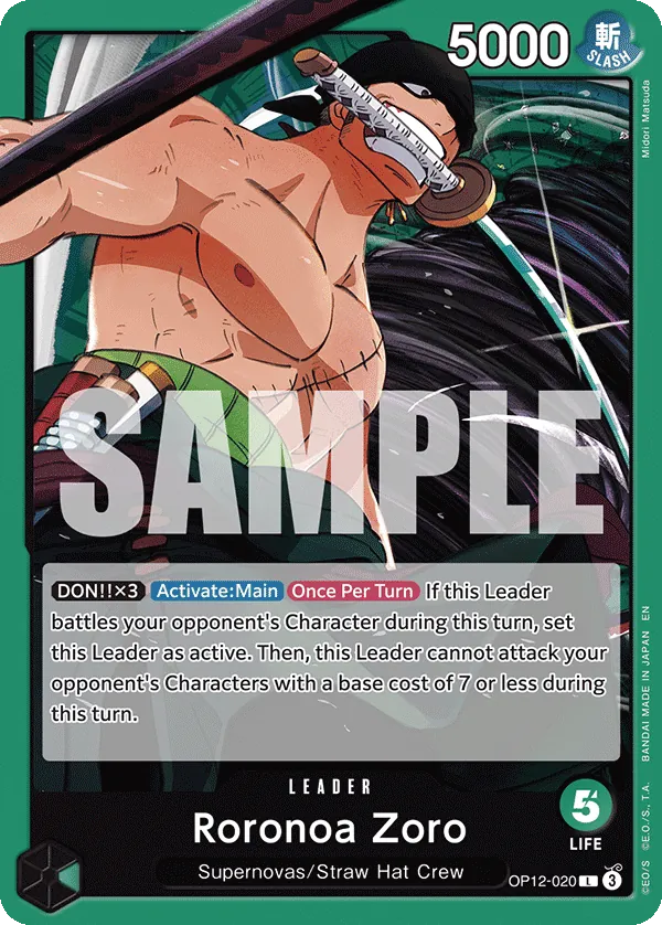 #020 Roronoa Zoro
