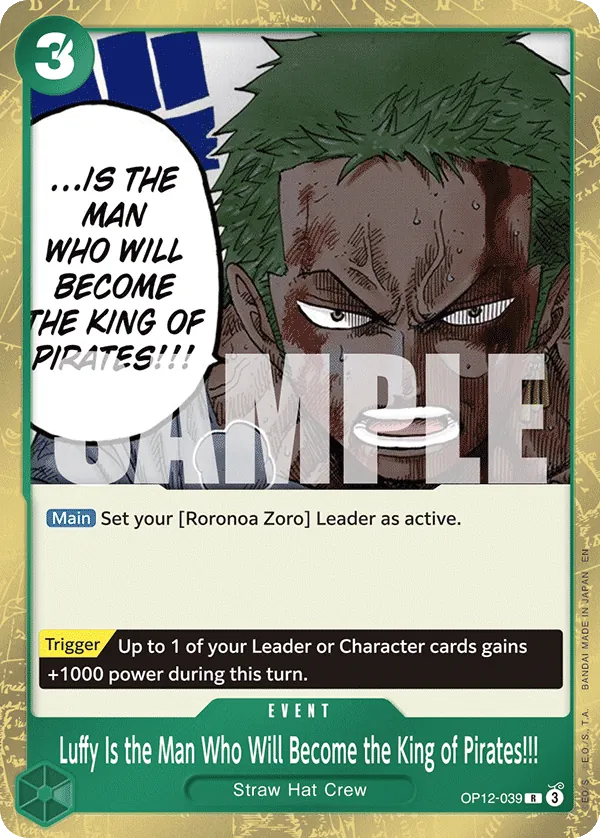 #039 Luffy Is the Man Who Will Become the King of Pirates!!!