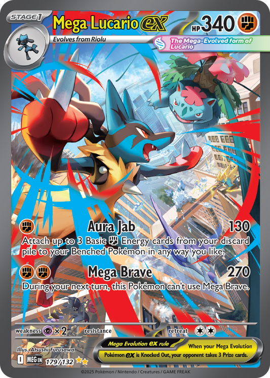 #179 Mega Lucario EX