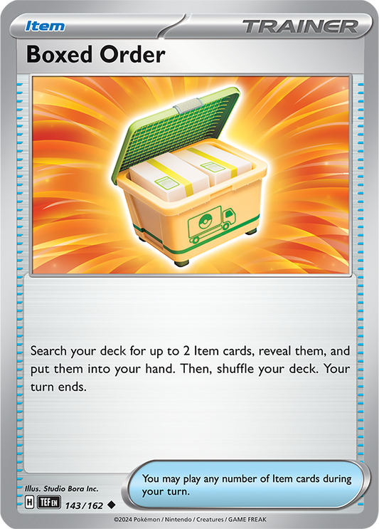 #143 Boxed Order
