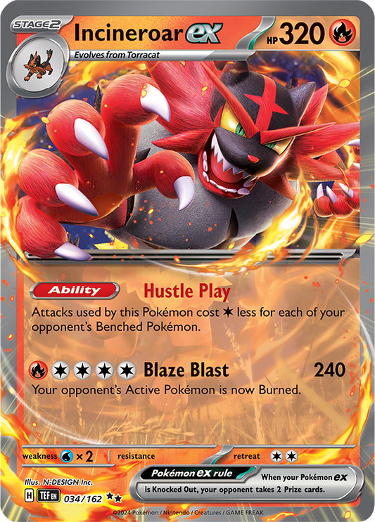 #034 Incineroar EX