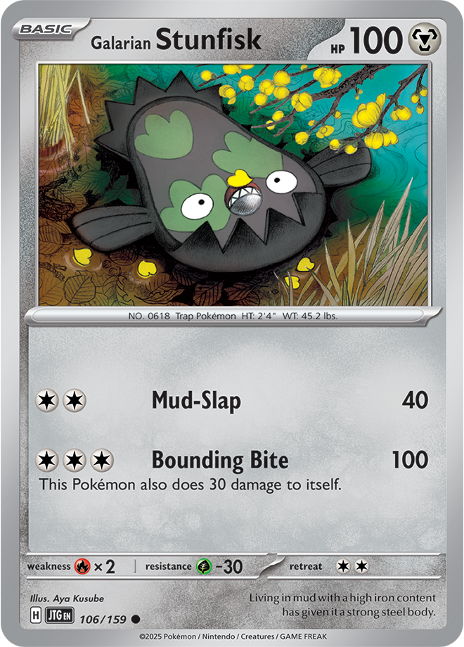 #106 Galarian Stunkfisk