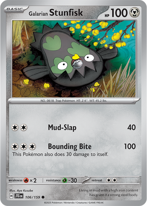 #106 Galarian Stunkfisk