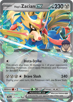 #111 Hop's Zacian EX