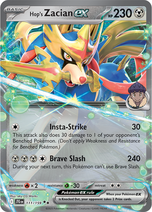#111 Hop's Zacian EX