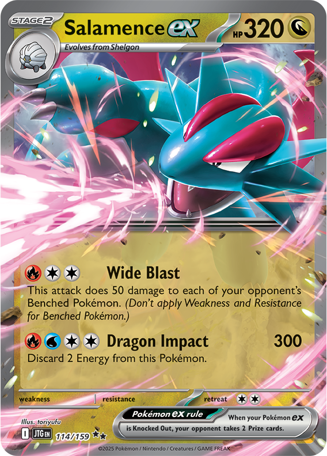 #114 Salamence EX