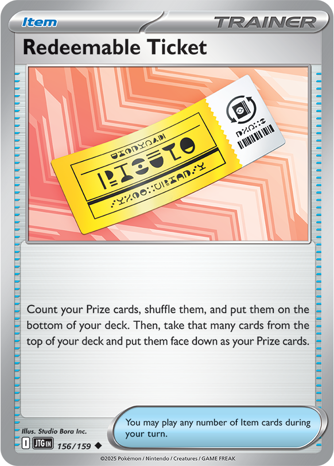 #156 Redeemable Ticket