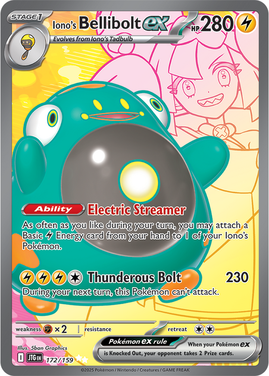 #172 Iono's Bellibolt EX