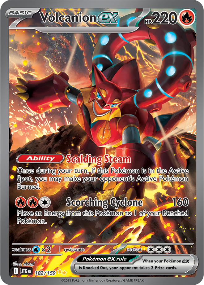 #182 Volcanion EX