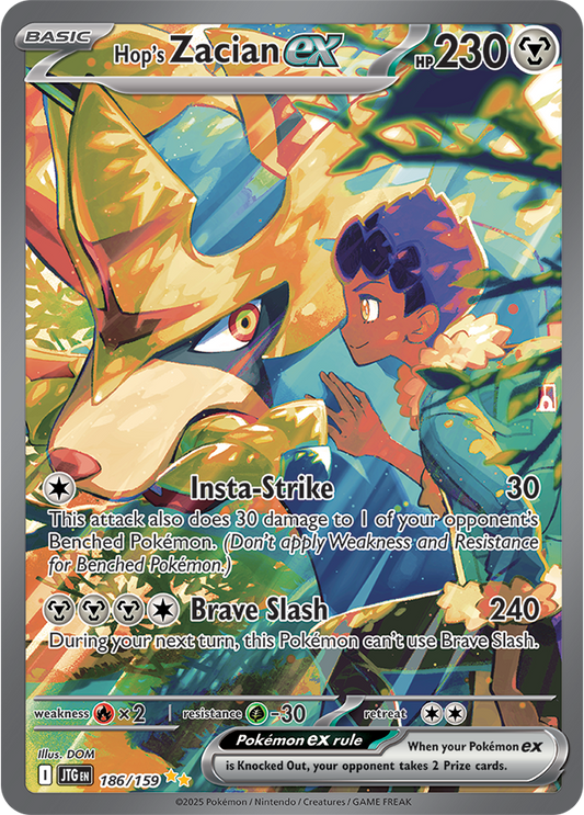 #186 Hop's Zacian EX